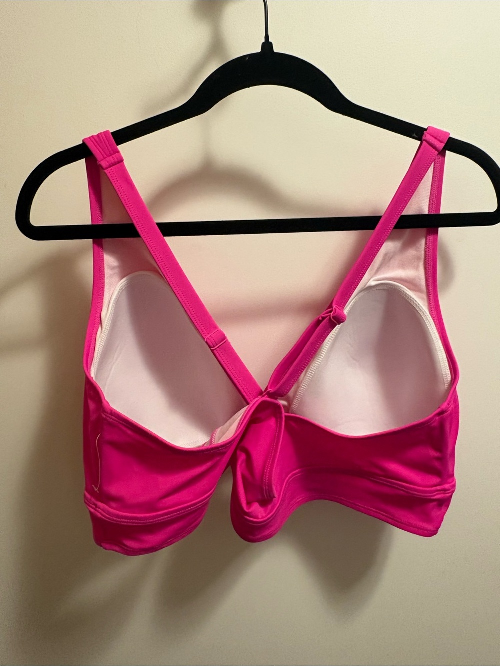Torrid Bright Pink Wireless Triangle Bikini Top - Picture 5 of 6